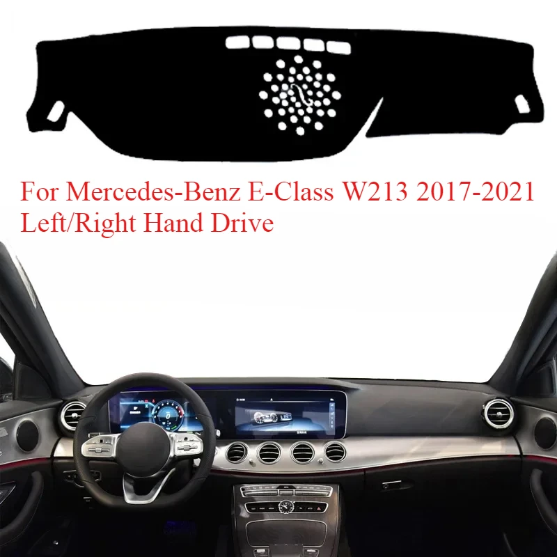 Для Mercedes-Benz E-Class W213 2017 2018 2019 2020 2021, автомобильная защитная накладка на приборную панель, силиконовый нескользящий коврик, автоматический солнцезащитный козырек
Для Mercedes-Benz E-Class W213 2017 2018 2019 2020 2021, автомобильная защитная накладка на приборную панель, силиконовый нескользящий коврик, автоматический солнцезащитный козырек