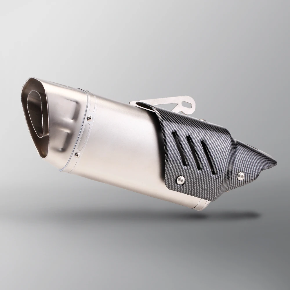 Universal 51mm Motorcycle Exhaust muffler with DB Killer double hole For AK R1 R3 ZX6R F800 F750 Z900 MT09 R7 MT03 ZX4R R6
Universal 51mm Motorcycle Exhaust muffler with DB Killer double hole For AK R1 R3 ZX6R F800 F750 Z900 MT09 R7 MT03 ZX4R R6