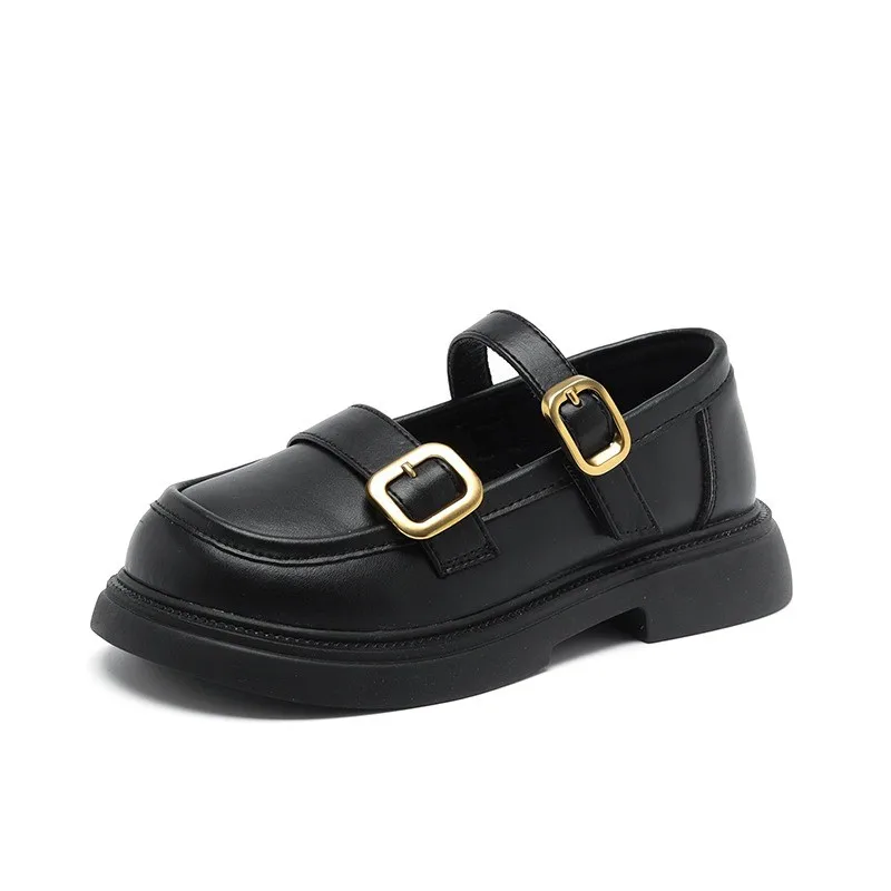 Kids Leather Shoe New Retro Black School Girl Shoes Simple Versatile Children Causal Fashion Princess Mary Jane Shoes Hook Loop
Kids Leather Shoe New Retro Black School Girl Shoes Simple Versatile Children Causal Fashion Princess Mary Jane Shoes Hook Loop