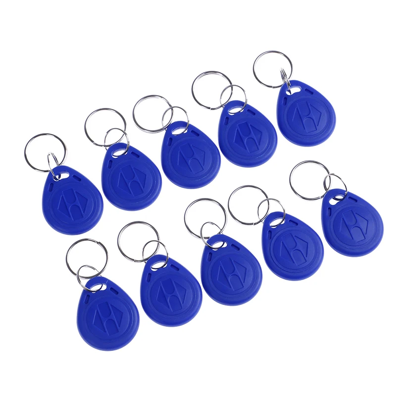 Hot Sale 10Pcs TK4100 Keychains 125KHZ RFID Proximity Id Card Token Tags Key Fobs NFC
Hot Sale 10Pcs TK4100 Keychains 125KHZ RFID Proximity Id Card Token Tags Key Fobs NFC