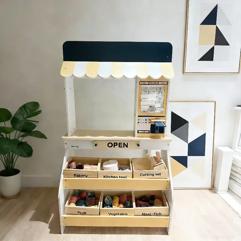 Playing house toys wooden baby commissary boys and girls small kitchen cooking set birthday gift
Playing house toys wooden baby commissary boys and girls small kitchen cooking set birthday gift