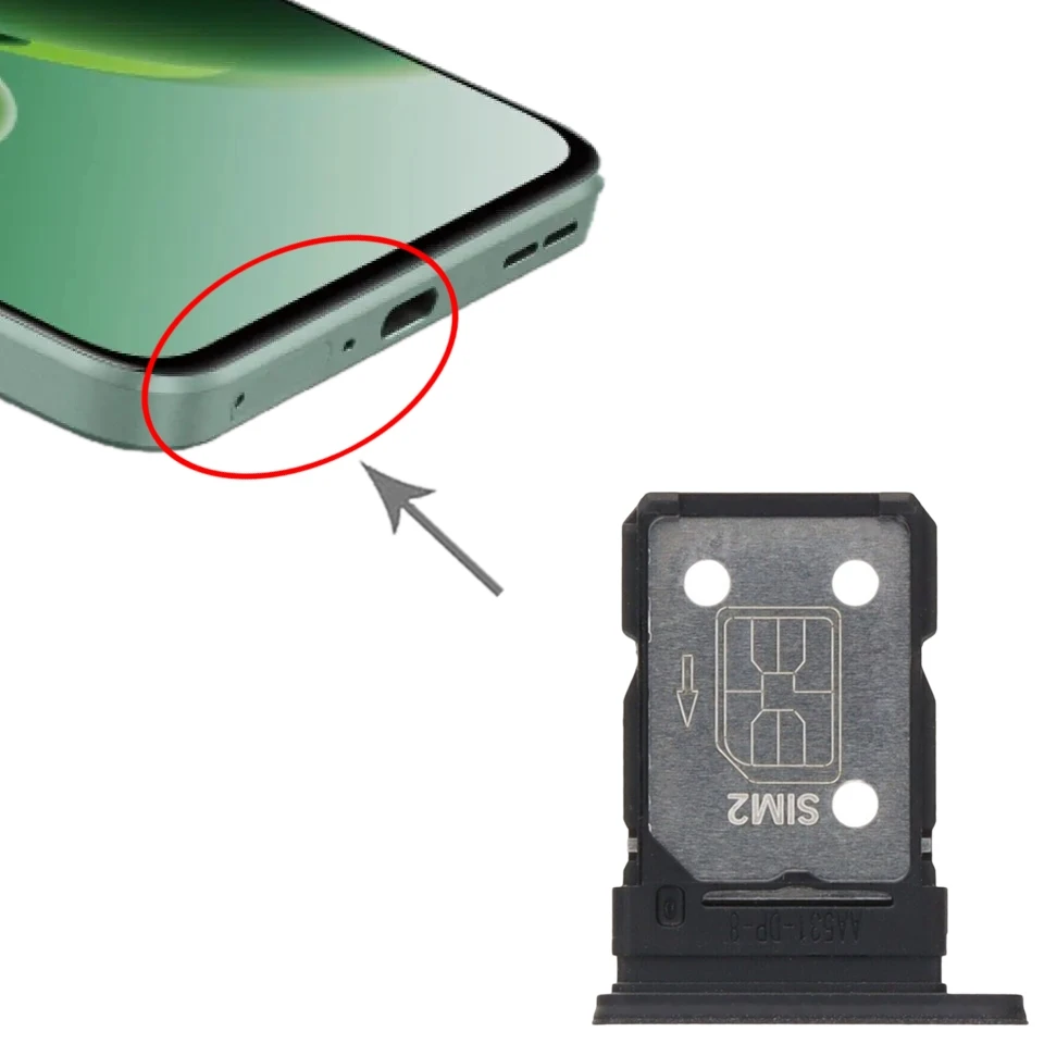 For OnePlus Nord 3 5G SIM + SIM Card Tray (Black)
For OnePlus Nord 3 5G SIM + SIM Card Tray (Black)