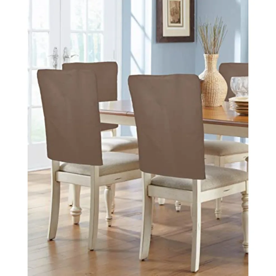 Pure Brown Chair Covers Set of 6 for Dining Room Simple Solid Color Chair Back Cover Removable Kitchen Chair Slipcovers Seat Pr
Pure Brown Chair Covers Set of 6 for Dining Room Simple Solid Color Chair Back Cover Removable Kitchen Chair Slipcovers Seat Pr