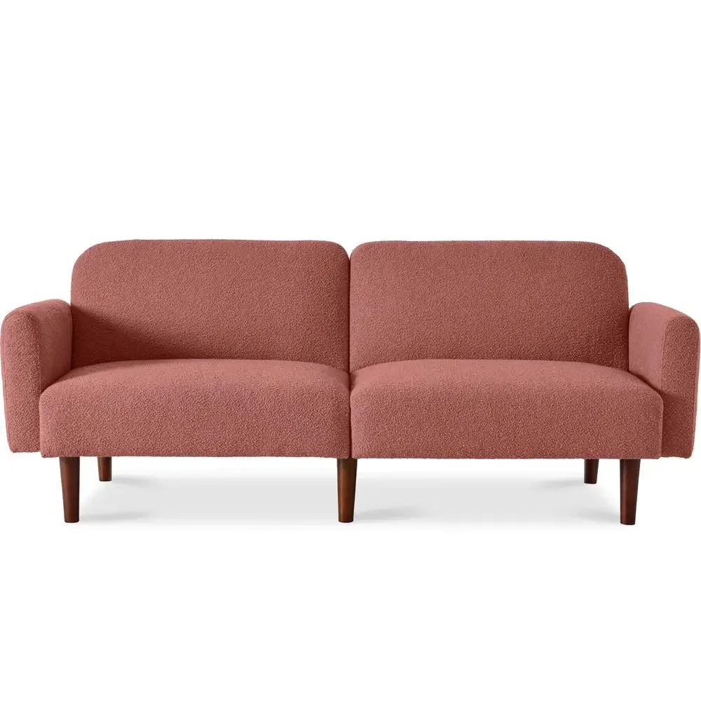 77 Mid Century Modern Boucle Loveseat Sofa, Couch, Convertible Sofa Sleeper Bed w Real Wood, Removable Armrest Mauve
77 Mid Century Modern Boucle Loveseat Sofa, Couch, Convertible Sofa Sleeper Bed w Real Wood, Removable Armrest Mauve