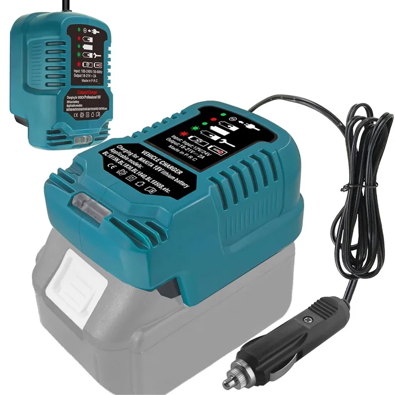 Mini Compact Car Charger For Makita 18V Lithium Ion Battery Car Charger Cigarette Lighter Plug Charger
Mini Compact Car Charger For Makita 18V Lithium Ion Battery Car Charger Cigarette Lighter Plug Charger
