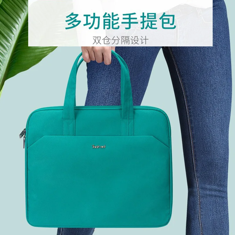 Office workers commuter notebook bag simple large-capacity file bag messenger business briefcase computer bag multi-function
Office workers commuter notebook bag simple large-capacity file bag messenger business briefcase computer bag multi-function