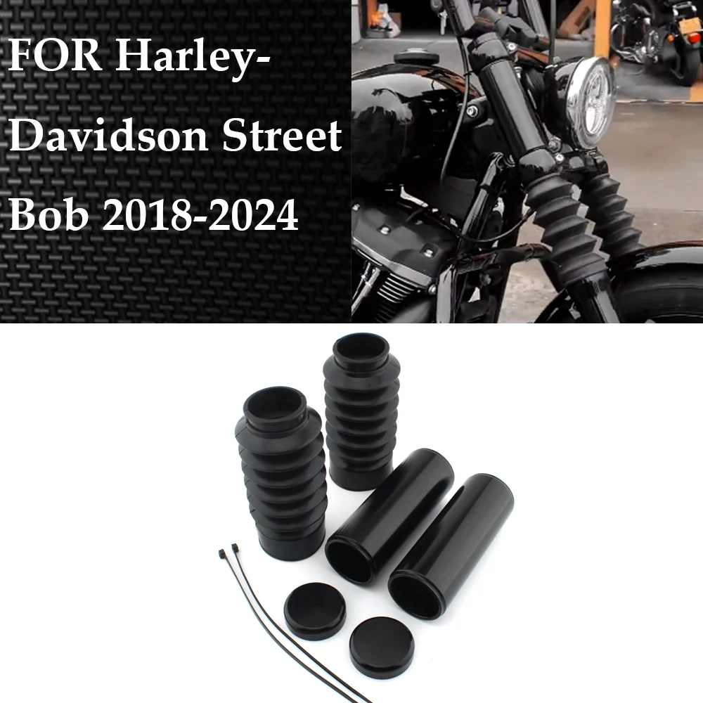 For Harley Davidson Street Bob 2018-2024 Motorcycle Front Fork Boot Slider Shock Absorber Cover Gaiters
For Harley Davidson Street Bob 2018-2024 Motorcycle Front Fork Boot Slider Shock Absorber Cover Gaiters