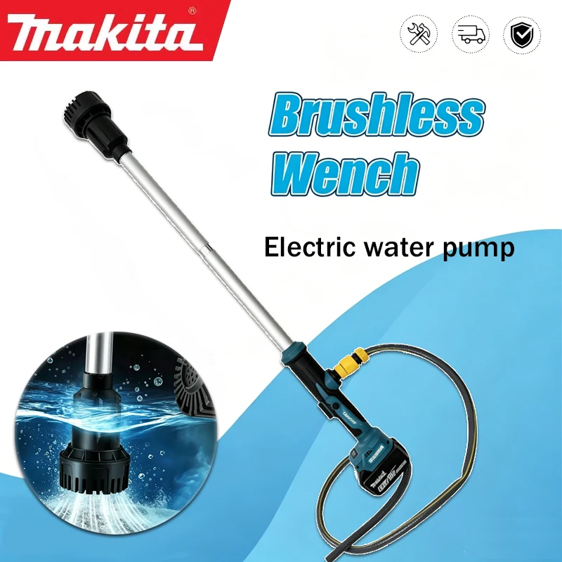 Makita Electric Water Pump Cordless Deep Well Submersible Pump Portable Stick Water Transfer Pump For 18V Battery(No Battery)
Makita Electric Water Pump Cordless Deep Well Submersible Pump Portable Stick Water Transfer Pump For 18V Battery(No Battery)