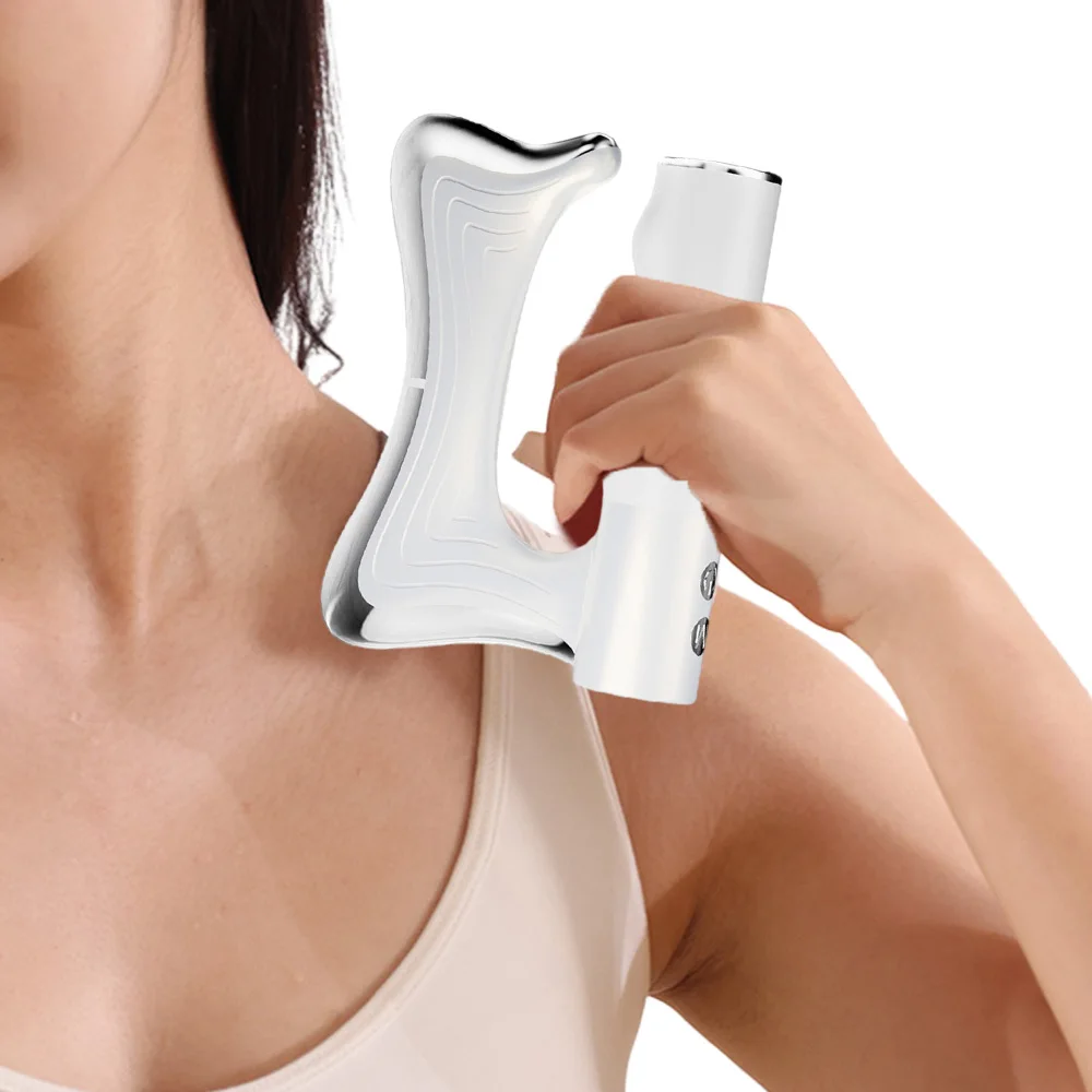 Electric Fascia Massager Body Scraping Microcurrent Warm Compress Vibration Muscle Relaxation Back Lifting Guasha Massage Knife
Electric Fascia Massager Body Scraping Microcurrent Warm Compress Vibration Muscle Relaxation Back Lifting Guasha Massage Knife