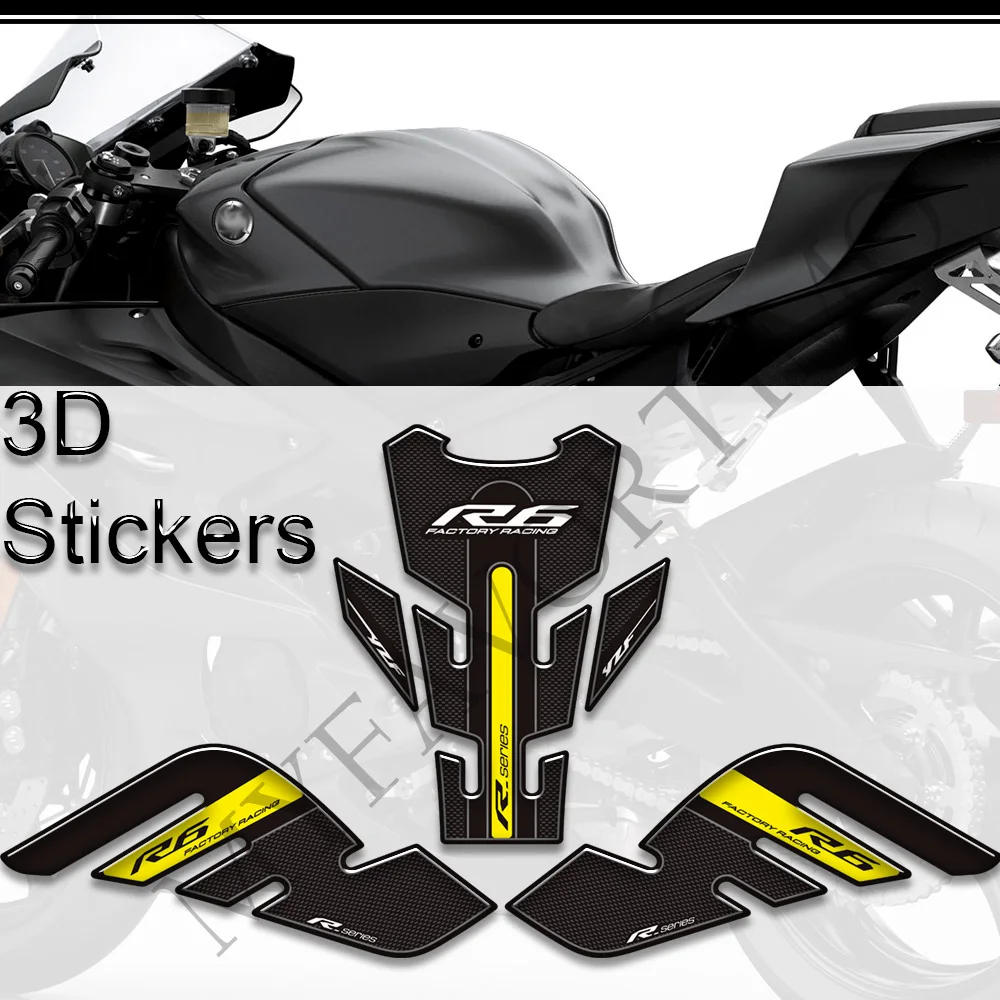 Motorcycle For YAMAHA YZF-R6 YZF R6 YZFR6 Stickers Decals Protector Tank Pad Side Grips Gas Fuel Oil Kit Knee
Motorcycle For YAMAHA YZF-R6 YZF R6 YZFR6 Stickers Decals Protector Tank Pad Side Grips Gas Fuel Oil Kit Knee