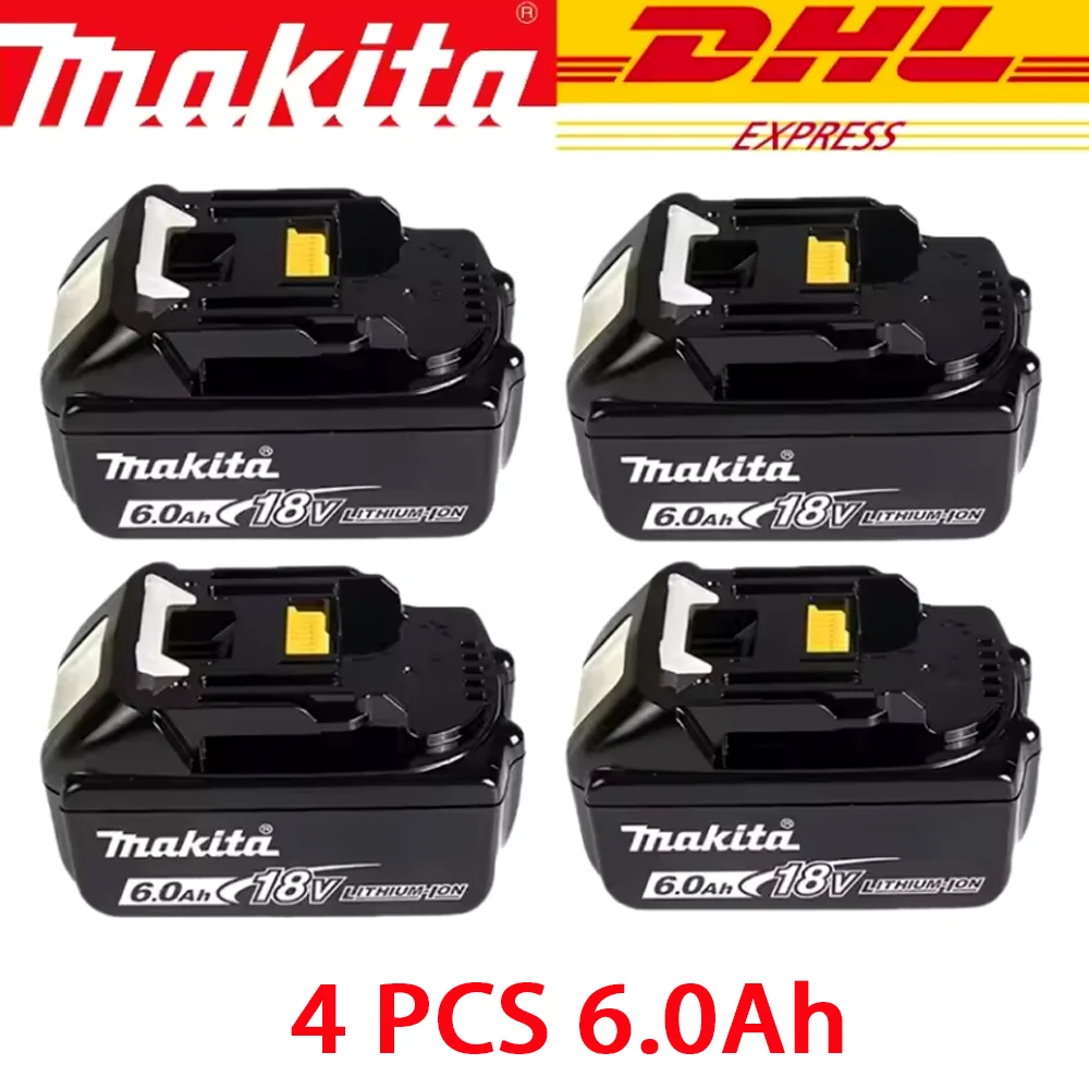Original Makita 6000mAh for Makita 18V Battery BL1830B BL1850B BL1850 BL1840 BL1860 BL1815 Replacement Lithium Battery
Original Makita 6000mAh for Makita 18V Battery BL1830B BL1850B BL1850 BL1840 BL1860 BL1815 Replacement Lithium Battery