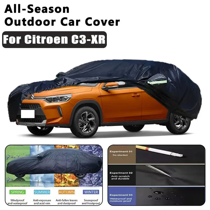For Citroen C3-XR Outdoor Protection Full Car Covers Snow Cover Sunshade Waterproof Dustproof Exterior Protection
For Citroen C3-XR Outdoor Protection Full Car Covers Snow Cover Sunshade Waterproof Dustproof Exterior Protection