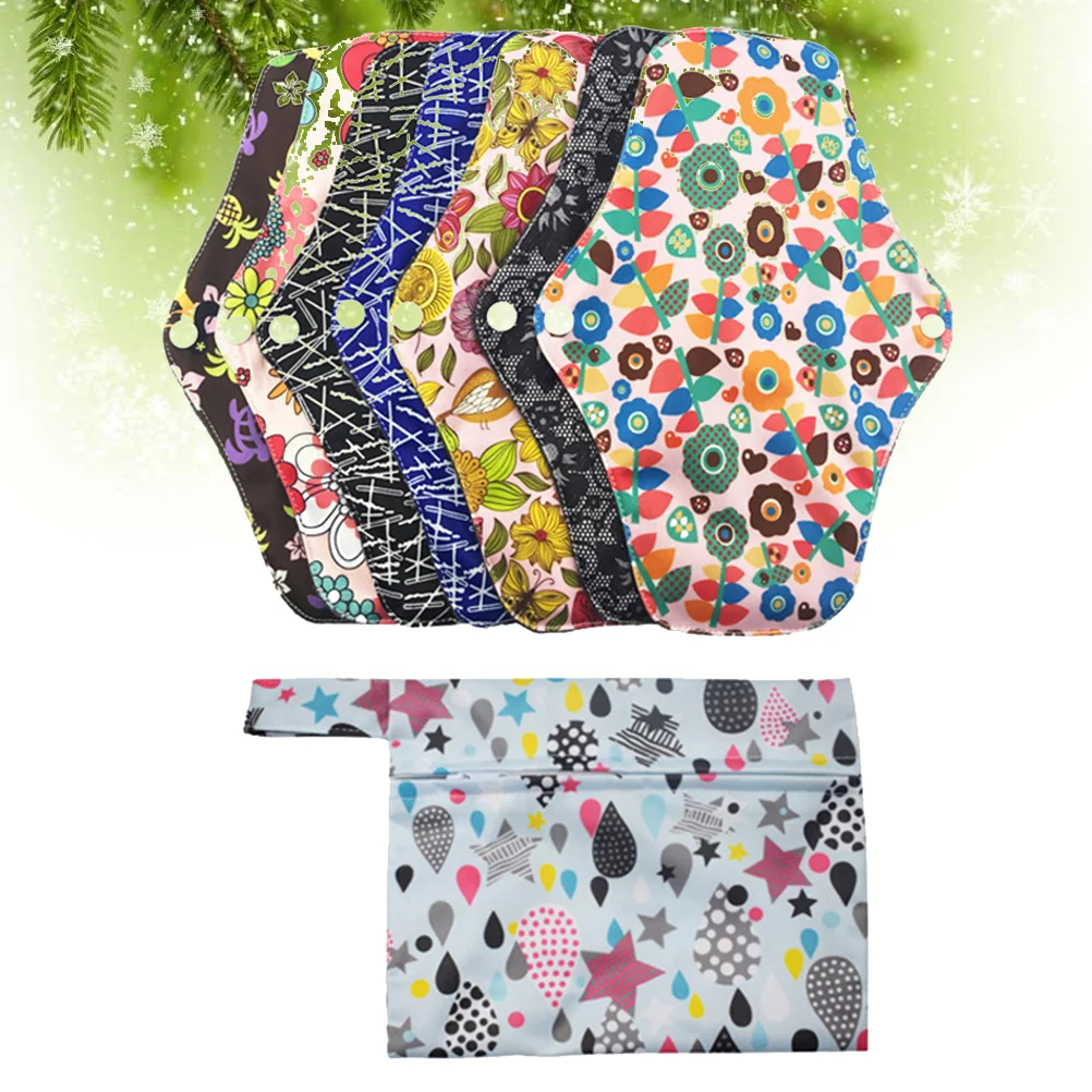 Reusable Pads Menstrual Super Absorbent Sanitary Towels Panties Washable Napkins Panty Liners for Women
Reusable Pads Menstrual Super Absorbent Sanitary Towels Panties Washable Napkins Panty Liners for Women
