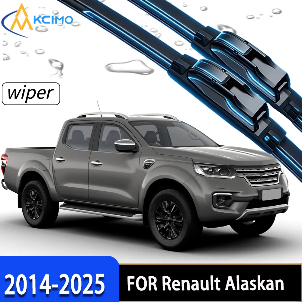 2Pcs Front Windshield Wiper Blades For Renault Alaskan 2014-2025, Quality Rubber Wipers for Clear Driving View
2Pcs Front Windshield Wiper Blades For Renault Alaskan 2014-2025, Quality Rubber Wipers for Clear Driving View