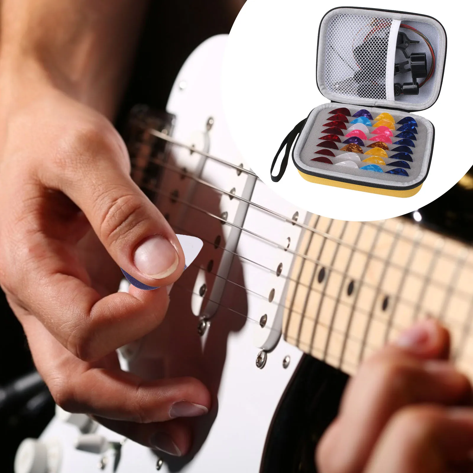 Guitar Pick Bag Picks Container Storage Cases Plectrum Holders Acoustic Electric
Guitar Pick Bag Picks Container Storage Cases Plectrum Holders Acoustic Electric