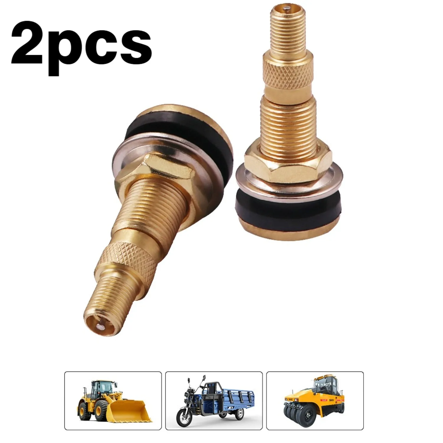 2PCS TR618A Tubeless Tire Valve Stem Air Liquid for Engineering Vehicle Agricultural Tractor Replacement
2PCS TR618A Tubeless Tire Valve Stem Air Liquid for Engineering Vehicle Agricultural Tractor Replacement
