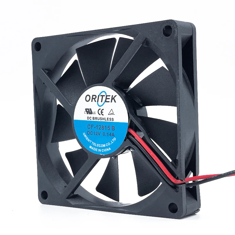 NEW ORIGINAL CF-12815B DC12V 0.14A 8015 80*80*15mm 8cm COOLING FAN
NEW ORIGINAL CF-12815B DC12V 0.14A 8015 80*80*15mm 8cm COOLING FAN