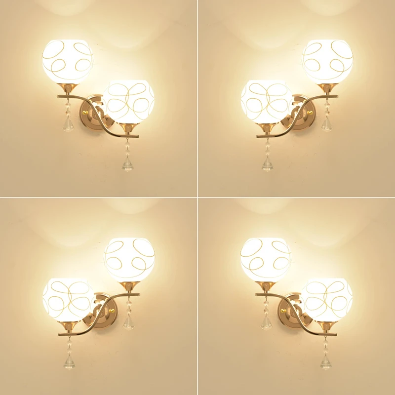Wall lamp bedroom modern simple double head living room creative wall lamp light luxury staircase aisle led room bedside lamp
Wall lamp bedroom modern simple double head living room creative wall lamp light luxury staircase aisle led room bedside lamp
