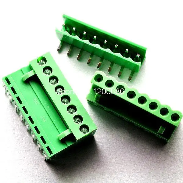 8pin Right angle Terminal plug type 300V 10A 3.96mm pitch connector pcb screw terminal block connector
8pin Right angle Terminal plug type 300V 10A 3.96mm pitch connector pcb screw terminal block connector