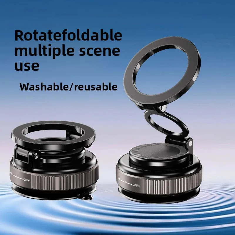 360° Adjustable Vacuum Magnetic Suction Cup Phone Mount Hands-Free Magnetic Cell Phone Holder For Car/Gym/Mirror/Desktop 
360° Adjustable Vacuum Magnetic Suction Cup Phone Mount Hands-Free Magnetic Cell Phone Holder For Car/Gym/Mirror/Desktop