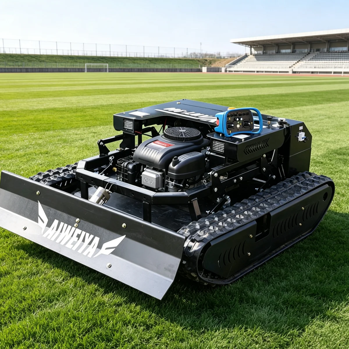Customized All-Terrain Self-Propelled Mowing Robot Cutting Width Zero Turn Crawler Four-Stroke Remote Control Lawn Mower
Customized All-Terrain Self-Propelled Mowing Robot Cutting Width Zero Turn Crawler Four-Stroke Remote Control Lawn Mower