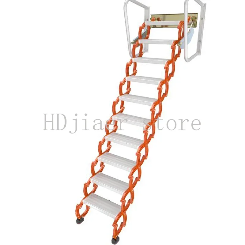 Retractable stairs Attic household folding ladder Roof lift Thickened aluminum alloy steps Customized outdoor ladder
Retractable stairs Attic household folding ladder Roof lift Thickened aluminum alloy steps Customized outdoor ladder