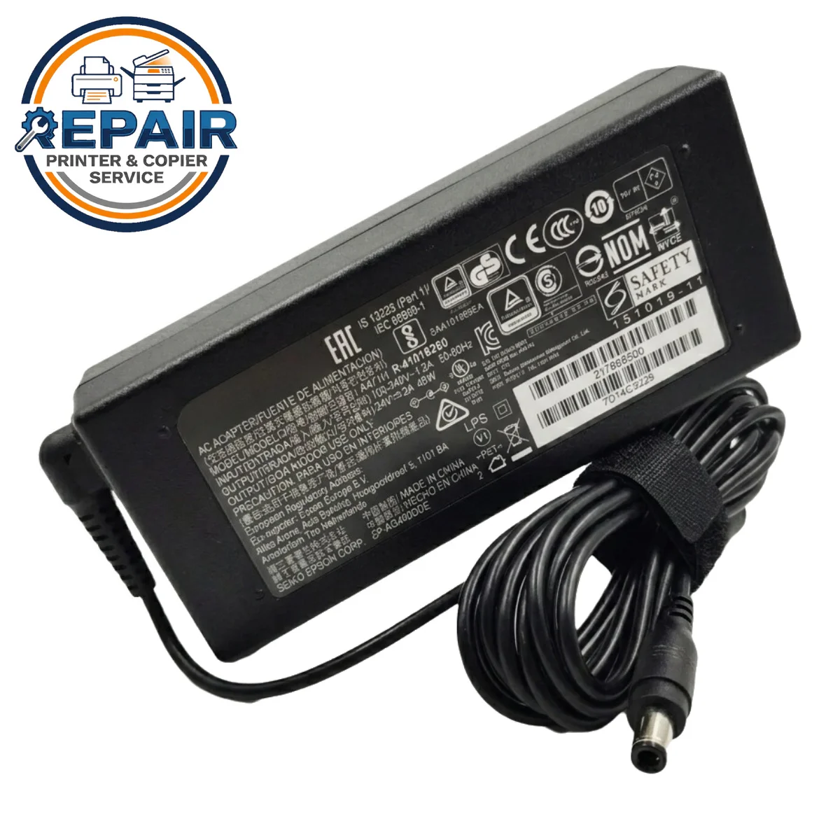1PC A471H 24V 2A 48W Original Scanner & Printer Charger AC Adapter for Epson GT-2500 DS-520 530 570W DS-760 770 775 Power Supply
1PC A471H 24V 2A 48W Original Scanner & Printer Charger AC Adapter for Epson GT-2500 DS-520 530 570W DS-760 770 775 Power Supply