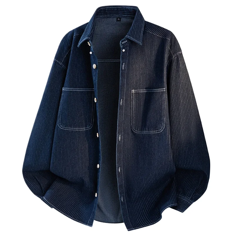 2026 Vintage Mens Double Pocket Designer Button Down Shirt Long Sleeve Man Loose Cardigans Work Shirts Jacket Hiphop Streetwear
2026 Vintage Mens Double Pocket Designer Button Down Shirt Long Sleeve Man Loose Cardigans Work Shirts Jacket Hiphop Streetwear