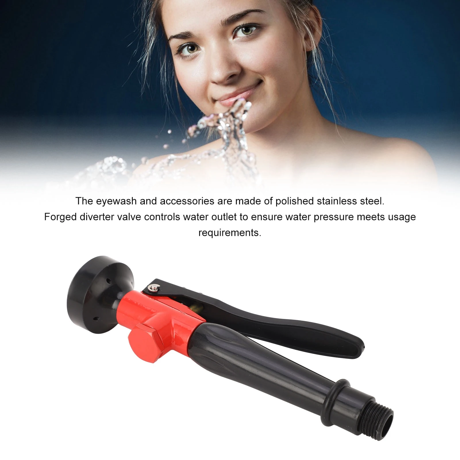 Faucet Mounted Eyewash Station Eye Wash Sprayer 1 Port with DN15 Interface for Laboratory Factory
Faucet Mounted Eyewash Station Eye Wash Sprayer 1 Port with DN15 Interface for Laboratory Factory