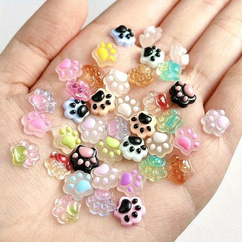 100 pieces luminous resin cat's paw nail patch, random color - DIY nail art jewelry, suitable for creative crafts and nail art, fun accessories are preferred
100 pieces luminous resin cat's paw nail patch, random color - DIY nail art jewelry, suitable for creative crafts and nail art, fun accessories are preferred