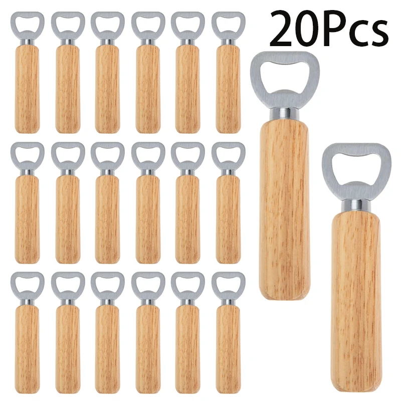 20Pcs Wood Handheld Heavy Duty Stainless Steel Bottle Opener Bartender Bottle Opener
20Pcs Wood Handheld Heavy Duty Stainless Steel Bottle Opener Bartender Bottle Opener