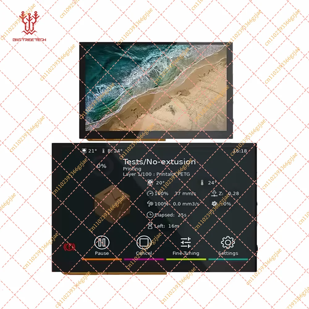 BIGTREETECH HDMI7 V1.2 HDMI5 HDMI Touch Screen 5/7 inch IPS Screen Display 3D Printer Parts For Raspberry Pi 4 Manta M8P Board
BIGTREETECH HDMI7 V1.2 HDMI5 HDMI Touch Screen 5/7 inch IPS Screen Display 3D Printer Parts For Raspberry Pi 4 Manta M8P Board