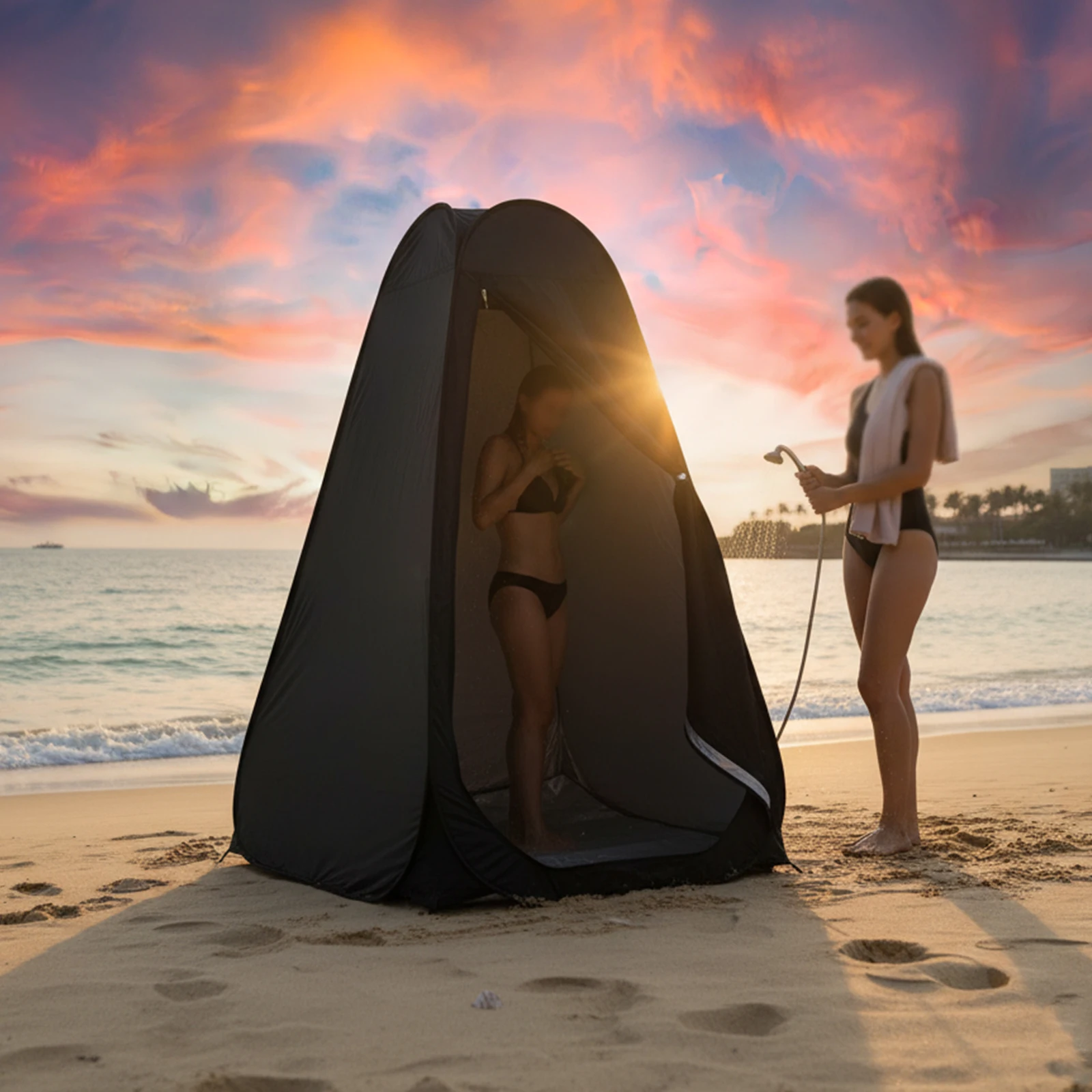 Portable Pop-Up Privacy Tent for Outdoor Shower Camping Toilet Rain Shelter Easy Setup Foldable with Storage Bag
Portable Pop-Up Privacy Tent for Outdoor Shower Camping Toilet Rain Shelter Easy Setup Foldable with Storage Bag