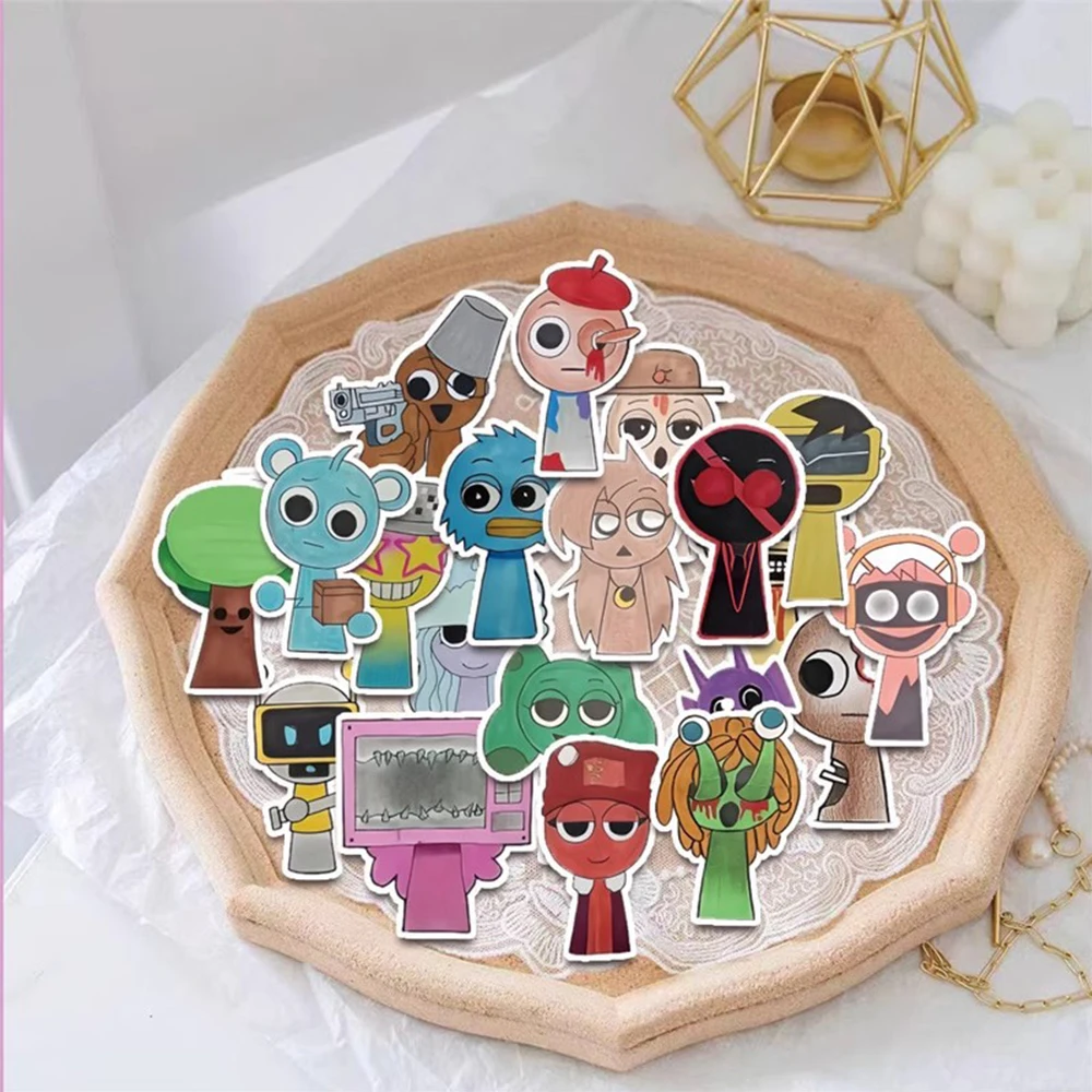 10/30/50pcs Crayon Style Incredibox Sprunki Game Stickers Funny Cartoon Decals DIY Laptop Phone Notebook Graffiti Sticker Decor
10/30/50pcs Crayon Style Incredibox Sprunki Game Stickers Funny Cartoon Decals DIY Laptop Phone Notebook Graffiti Sticker Decor