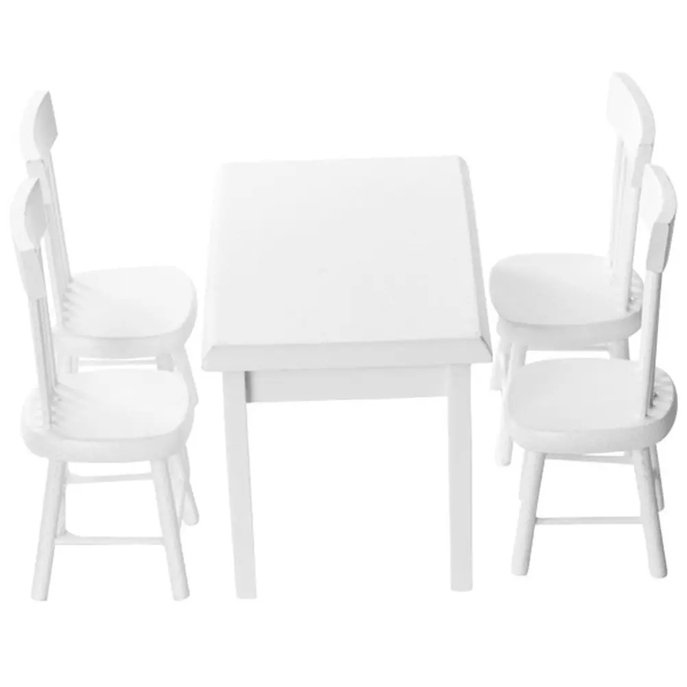 1Set Mini Wooden Table Chair Set Compact Miniature Furniture for Kids House Decoration Pretend Play House Accessories
1Set Mini Wooden Table Chair Set Compact Miniature Furniture for Kids House Decoration Pretend Play House Accessories