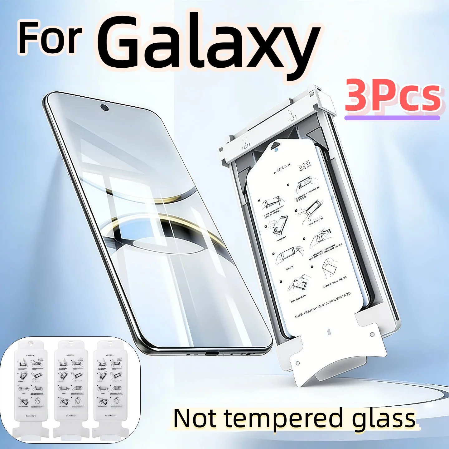 Ceramic Film Screen Protector 3Pcs For Galaxy S26Ultra S25 S23Ultra S24 S22 S21 No Dust Positioning With Kit Not Tempered Glass
Ceramic Film Screen Protector 3Pcs For Galaxy S26Ultra S25 S23Ultra S24 S22 S21 No Dust Positioning With Kit Not Tempered Glass