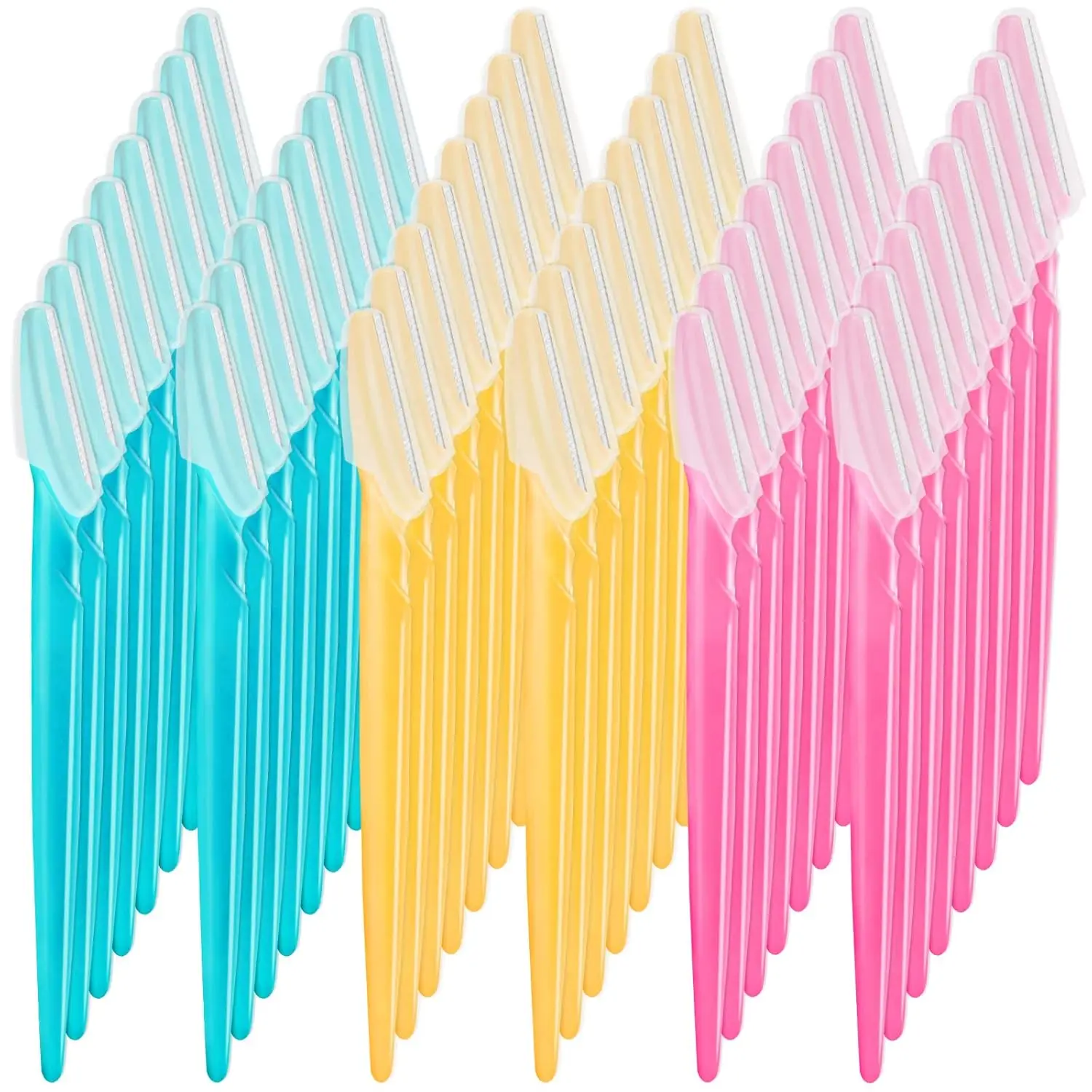 Eyebrow Razor 48 Pack Face Razors for Women Men Multipurpose Exfoliating Shaver Hair Removal with Protective Cover
Eyebrow Razor 48 Pack Face Razors for Women Men Multipurpose Exfoliating Shaver Hair Removal with Protective Cover