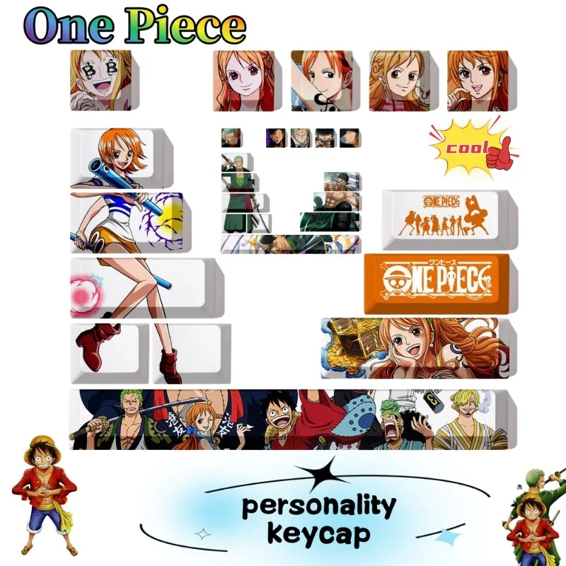 One Piece personality keycap, cute and fashionable creative cartoon minimalist mechanical keycap, birthday gift for friends
One Piece personality keycap, cute and fashionable creative cartoon minimalist mechanical keycap, birthday gift for friends
