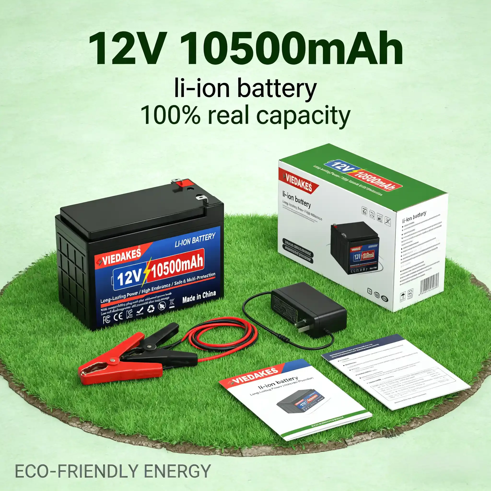 100% Real Capacity 12V 10500mAh Lithium Battery High Efficiency Li-ion Pack for Scooter Camping Solar Panel Power
100% Real Capacity 12V 10500mAh Lithium Battery High Efficiency Li-ion Pack for Scooter Camping Solar Panel Power