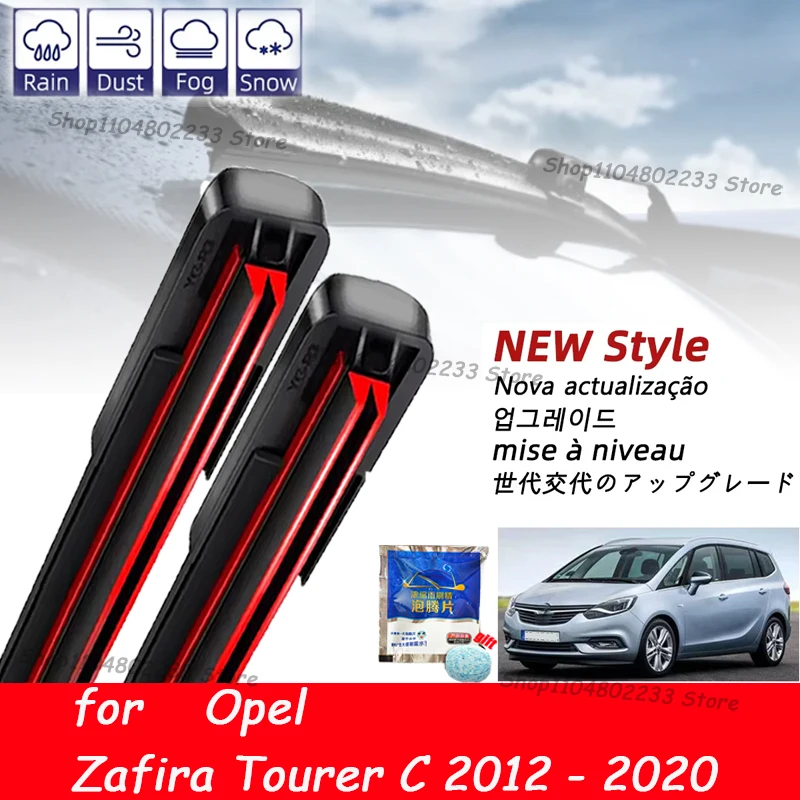 Front Wiper Blades Set For Opel Zafira Tourer C 2012 - 2020 Windshield Windscreen Window Brush High Quality Rubber 30"+28"
Front Wiper Blades Set For Opel Zafira Tourer C 2012 - 2020 Windshield Windscreen Window Brush High Quality Rubber 30"+28"