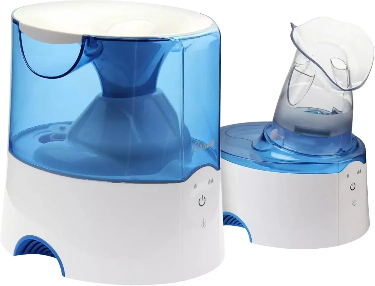 Dual-Function Steam Inhaler & Warm Mist Humidifier, 0.5 Gallon, FSA Eligible, Blue & White for Bedroom Relief
Dual-Function Steam Inhaler & Warm Mist Humidifier, 0.5 Gallon, FSA Eligible, Blue & White for Bedroom Relief