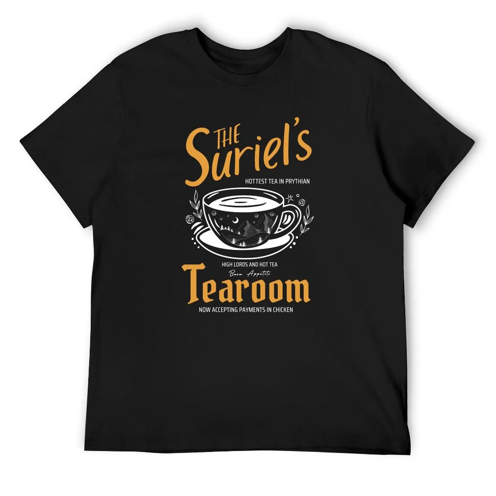 The Suriel's Tearoom/ACOTAR City of Starlight/Court of Dreams/Court of Thorns and Roses/Bookish Novel T-Shirt 
The Suriel's Tearoom/ACOTAR City of Starlight/Court of Dreams/Court of Thorns and Roses/Bookish Novel T-Shirt