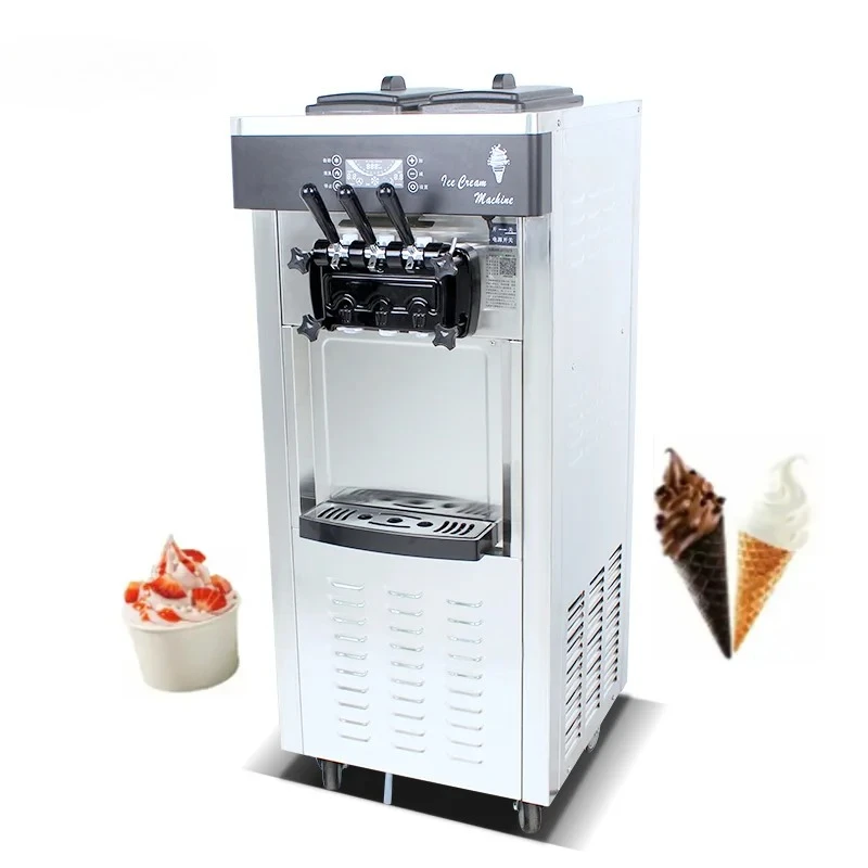 Commercial Automatic Three Flavor Soft Ice Cream Maker Equipment 25 Liters Ice Cream Machine
Commercial Automatic Three Flavor Soft Ice Cream Maker Equipment 25 Liters Ice Cream Machine