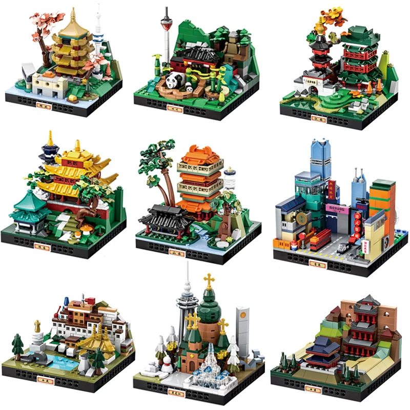 3D DIY Micro Building Blocks Set Shanghai Beijing City Street View Hong Kong Mini Bricks Toys for Travel Souvenir Collection
3D DIY Micro Building Blocks Set Shanghai Beijing City Street View Hong Kong Mini Bricks Toys for Travel Souvenir Collection