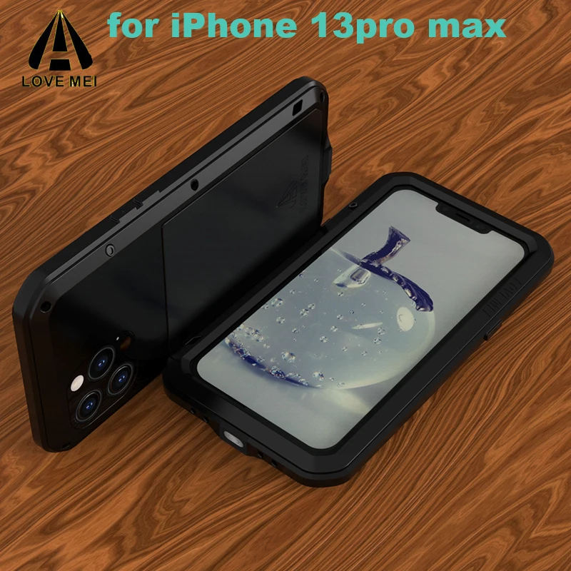 Original LOVE MEI Tempered Glass Armor Metal Case for iPhone 13 Pro Max Shockproof Life Waterproof Cover Powerful Protection
Original LOVE MEI Tempered Glass Armor Metal Case for iPhone 13 Pro Max Shockproof Life Waterproof Cover Powerful Protection