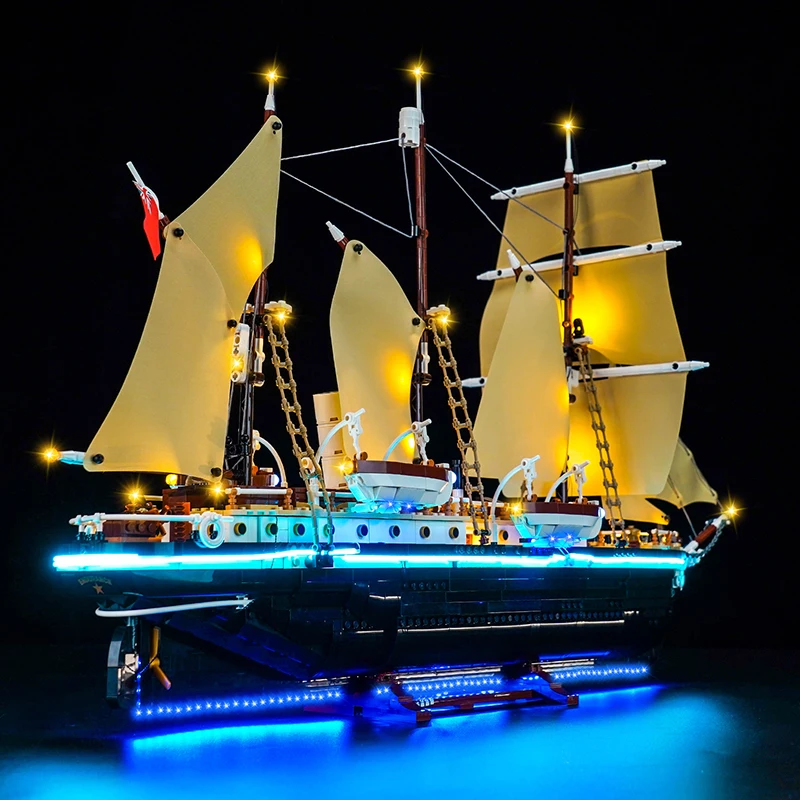 Vonado 5V LED lighting 10335 set suitable for The Endurance building block gift (not selling building block models)
Vonado 5V LED lighting 10335 set suitable for The Endurance building block gift (not selling building block models)