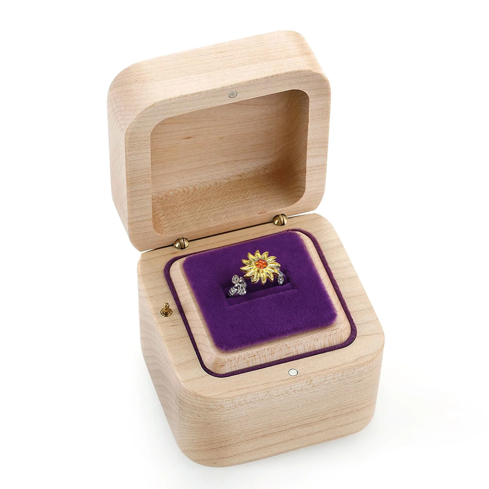 SOFTALK Traditional hand carved solid wood Engagement music box with classic melodies Birthday, Christmas, Valentine's Day Gift
SOFTALK Traditional hand carved solid wood Engagement music box with classic melodies Birthday, Christmas, Valentine's Day Gift