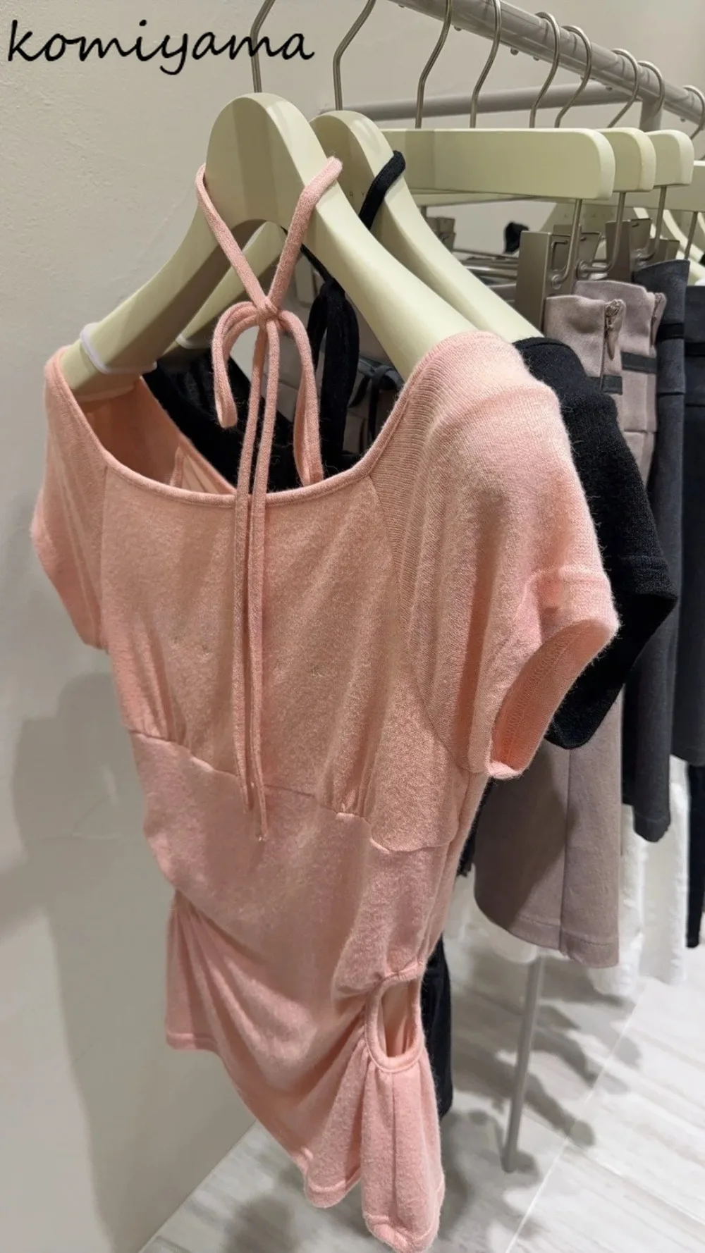 Hollow Out Waist Woman 2025 Summer New Clothing Slash Neck Ropa De Mujer Halter Banadge Clothes Japan Chic T Shirt Roupas
Hollow Out Waist Woman 2025 Summer New Clothing Slash Neck Ropa De Mujer Halter Banadge Clothes Japan Chic T Shirt Roupas