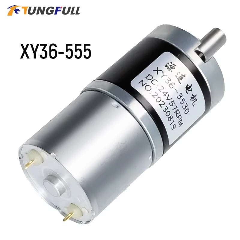 XY36-555 Miniature High Torque Planetary Gear DC Geared Motor Adjustable Speed Low Speed Small Motor 12V 24V Electric Gear Motor
XY36-555 Miniature High Torque Planetary Gear DC Geared Motor Adjustable Speed Low Speed Small Motor 12V 24V Electric Gear Motor