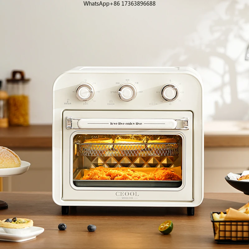 15L Home Kitchen Appliances Electric Air Fryer Toaster Oven Hot Air Circulating Drying Oven Multifunctional Air Fryer Ovens
15L Home Kitchen Appliances Electric Air Fryer Toaster Oven Hot Air Circulating Drying Oven Multifunctional Air Fryer Ovens